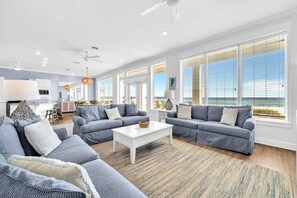 House, Multiple Beds (Fishers) | Living area | TV