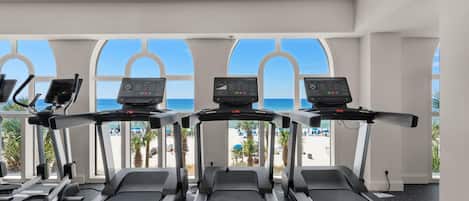 Condo, 1 King Bed with Sofa bed (Calypso 3-205) | Fitness facility