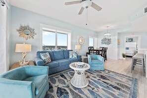 Condo, Multiple Beds (Calypso 3-1612) | Living area | TV - Calypso 3-1612 (Panama City Beach)