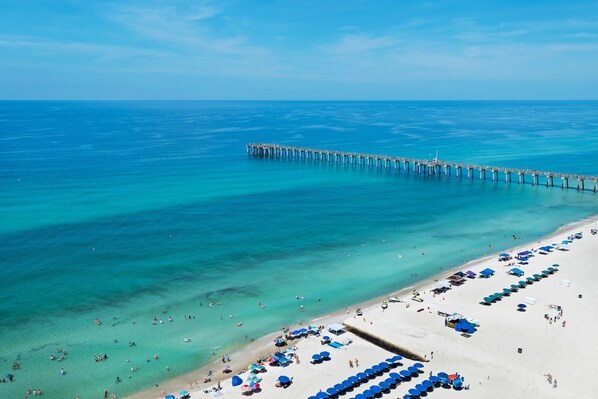 Apartment, Mehrere Betten (Calypso 1-1809 East) | Strand | Am Strand