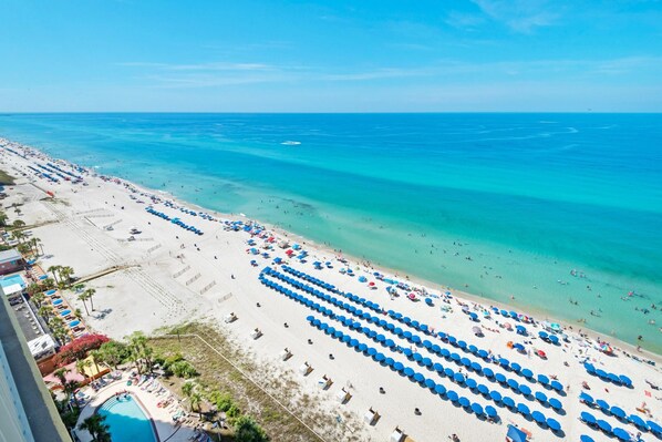 Apartment, Mehrere Betten (Calypso 1-1809 East) | Strand | Am Strand