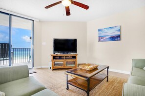 Condo, 1 Queen Bed with Sofa bed (Aquavista 304W) | Living area - Aquavista 304w (Panama City Beach)