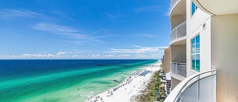 Condo, Multiple Beds (Aqua Resort 1505) | Beach | On the beach