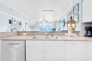 Condo, Multiple Beds (Shores of Panama 1401) | Private kitchen | Oven, toaster - Shores of Panama 1401 (Panama City Beach)