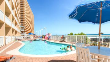 Leilighet, 1 kingsize-seng med sovesofa (Seychelles 907) | Basseng | Utendørsbasseng og et oppvarmet basseng