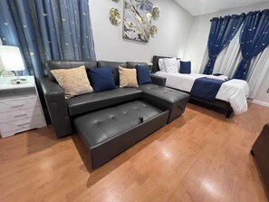 2 chambres, bureau, lit parapluie, Wi-Fi