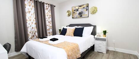 2 chambres, bureau, lit parapluie, Wi-Fi