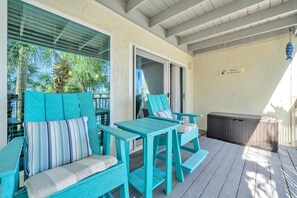 Appartement, 1 kingsize bed met slaapbank (Nautical Watch D-6) | Terras
