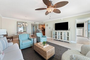 Condo, 1 King Bed with Sofa bed (Perdido Towers East 403) | Living area