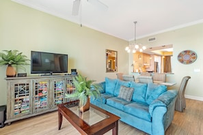 Condo, Multiple Beds (Indigo East 2004) | Living area | TV - Indigo East 2004 (Pensacola)
