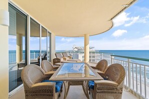 Condo, várias camas (Beach Colony East 15B-Penthouse) | Opções para refeição ao ar livre