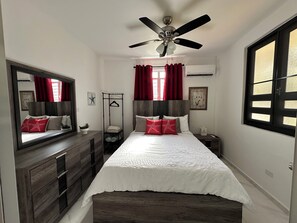 3 bedrooms, iron/ironing board, travel cot, WiFi