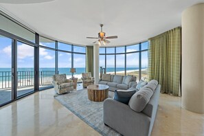 Condo, Multiple Beds (Capri 302) | Living area | TV - Capri 302 (Pensacola)