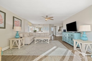Condo, Multiple Beds (Perdido Sun 616) | Living area | TV - Perdido Sun 616 (Pensacola)