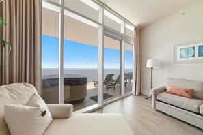 Condo, Multiple Beds (Turquoise C2106) | Living area | TV - Turquoise C2106 (Orange Beach)
