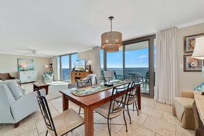 Condo, Multiple Beds (Perdido Towers West 908) | Living area | TV - Perdido Towers West 908 (Pensacola)