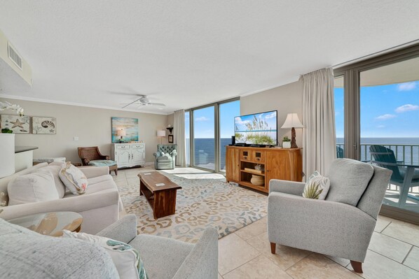 Living area - Perdido Towers West 908 (Pensacola)