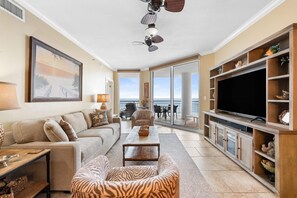 Condo, Multiple Beds (Palacio 302) | Living area | TV - Palacio 302 (Pensacola)