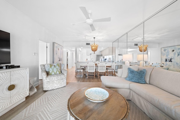 Condo, Multiple Beds (Shipwatch Riverside E204) | Living area