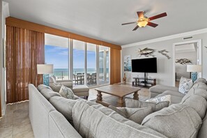 Condo, Multiple Beds (Mediterranean West 301) | Living area - Mediterranean West 301 (Pensacola)