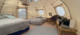 Farmstay Glamping AGRItourism retreat-HERSHEYS HUT-cows, chicks, goat, minihorse