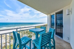 Condo, Multiple Beds (SeaSpray West 603- Gulf Front) | Outdoor dining