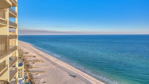 A beachfront hotel with multiple balconies overlooking the ocean. - Phoenix West 2005 (Orange Beach)