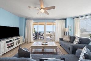 Condo, Multiple Beds (Beach Colony Tower 2C) | Living area | TV - Beach Colony Tower 2C (Pensacola)