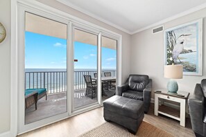 Condo, 1 King Bed with Sofa bed (Windemere 1003) | Living area | TV - Windemere 1003 (Pensacola)