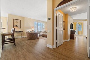 Condo, Multiple Beds (Beach Colony Tower 9A) | Living area | TV - Beach Colony Tower 9A (Pensacola)