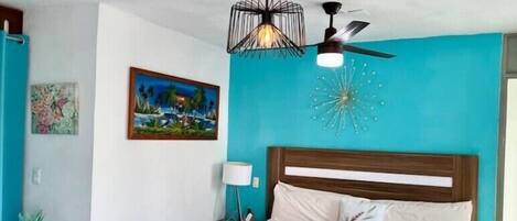 1 makuuhuone, työpöytä, silitysrauta/-lauta, ilmainen Wi-Fi