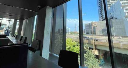 Modern 1-Bed Condo Downtown. Steps from Distillery District, Remote Work Ready