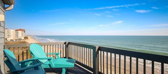 Oceanfront Fun | Balcony at "Ocean Dreams"