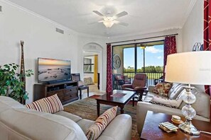 Living area - Upgraded 2 Bed/2 Bath condo in GATED River Strand Golf & Country Club. Turnkey! (Bradenton)