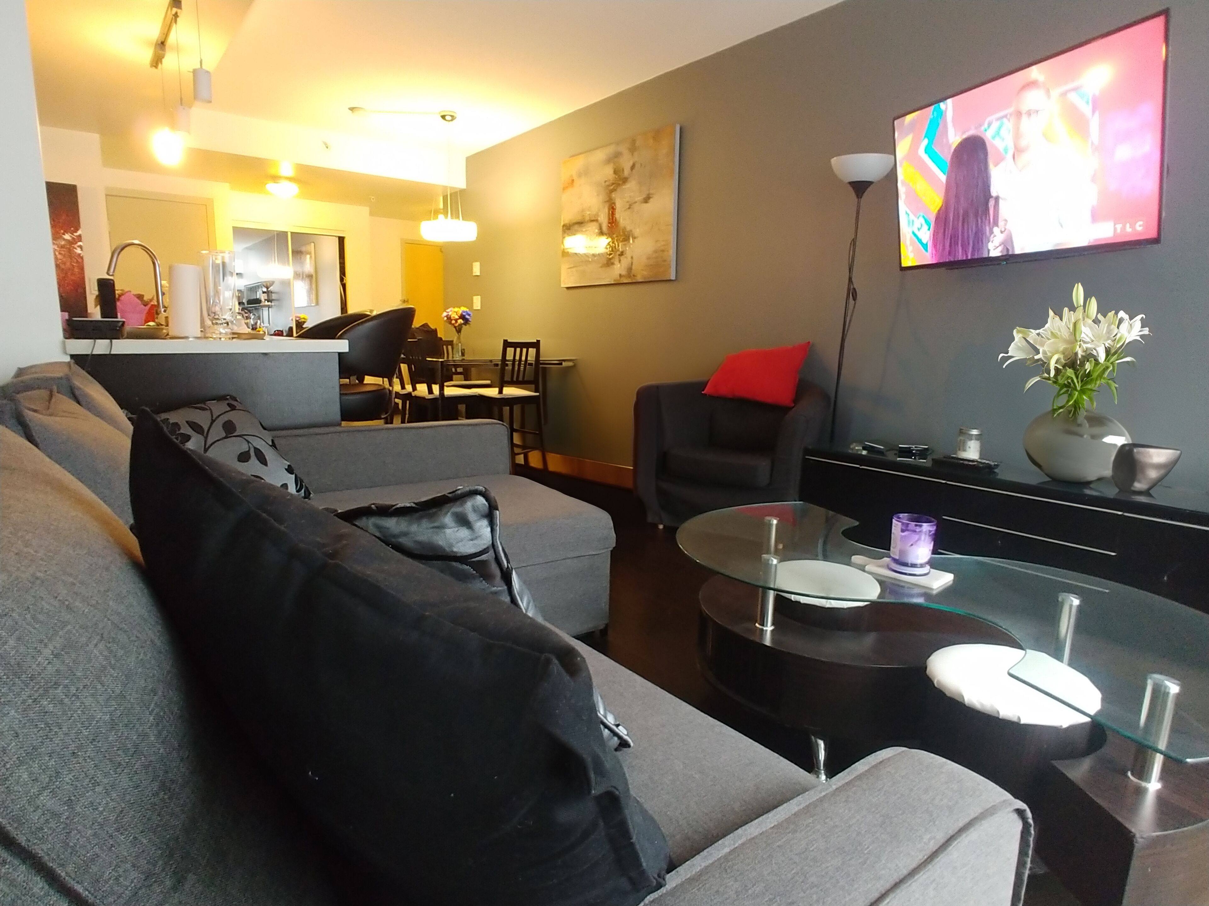 Smart TV, video games, DVD player, books