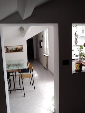 Apartment, 1 Bedroom | Dining room - Spacious and Naturally Bright Bomboniera Rooftop Favors Apartment (Genoa)