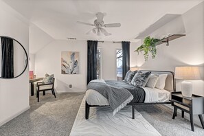 5 habitaciones, tabla de planchar con plancha, wifi y ropa de cama 