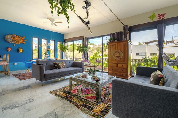 Sala de estar en el lobby