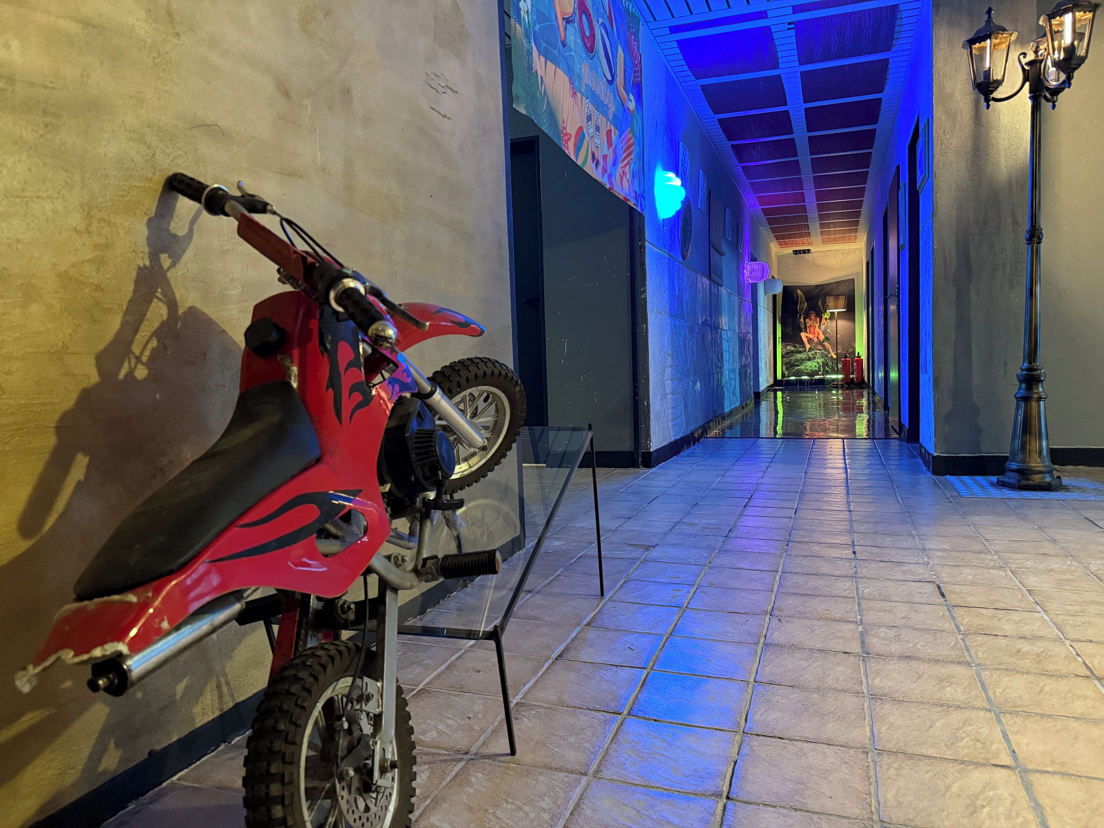 Overnatningsstedets facade