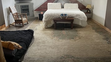 1 makuuhuone, vuodevaatteet