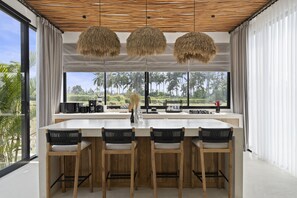 Villa | Private kitchen | Fridge, microwave, oven, stovetop - Marbella Villa by Betterplace (Ubud)