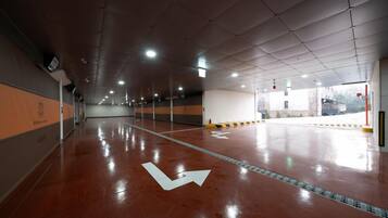 Free self parking, free valet parking