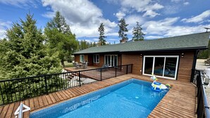 屋外プール、温水プール