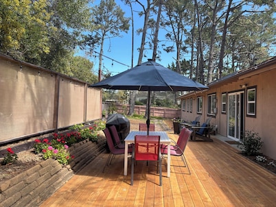 Gracious 3-bedroom Pebble Beach Home in Quiet, Convenient Wooded Area