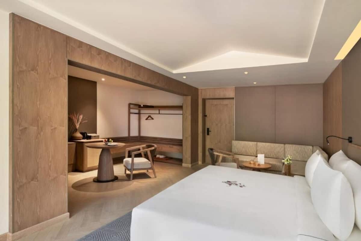 Premium bedding, down duvets, memory-foam beds, minibar