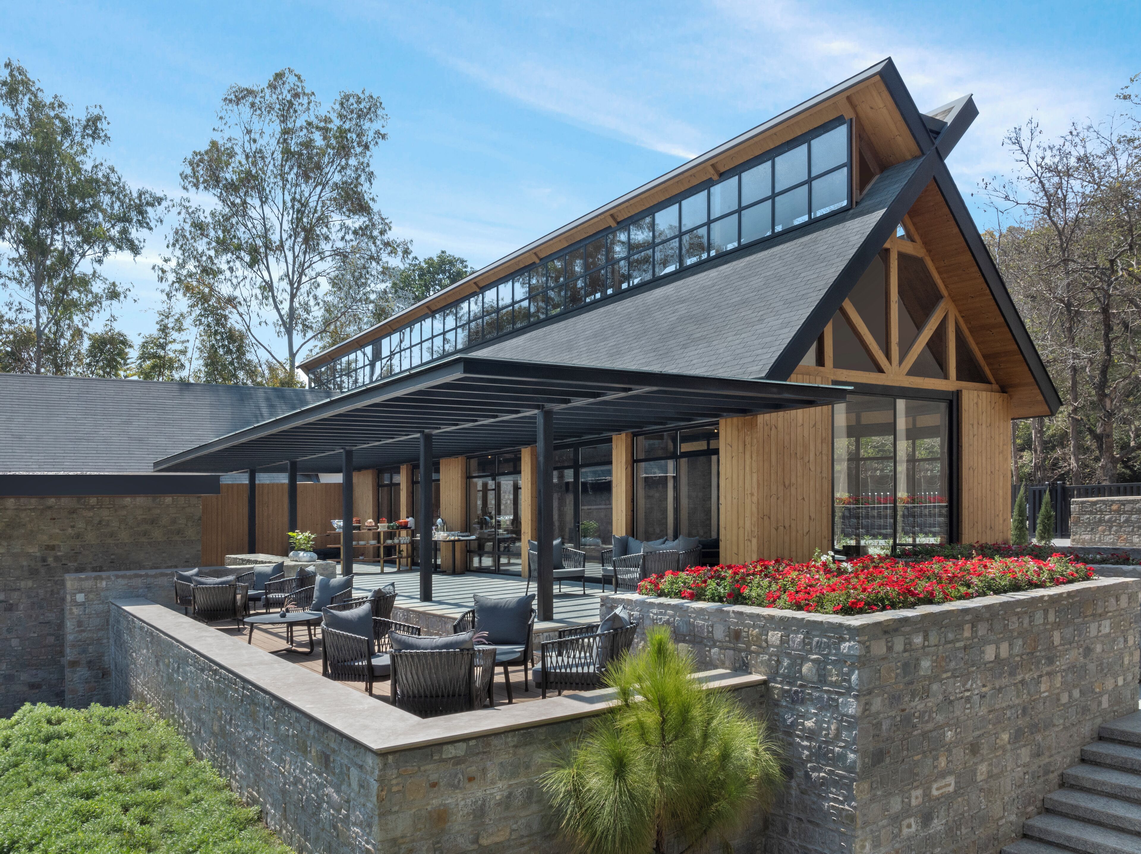 Fassade der Unterkunft