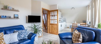 Appartement 'Bi Uns To Hus - Morgensünn' avec terrasse privée, jardin privé et Wi-Fi