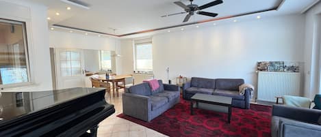 Télévision, cheminée