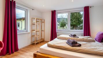 3 habitaciones, wifi gratis, ropa de cama y acceso para silla de ruedas