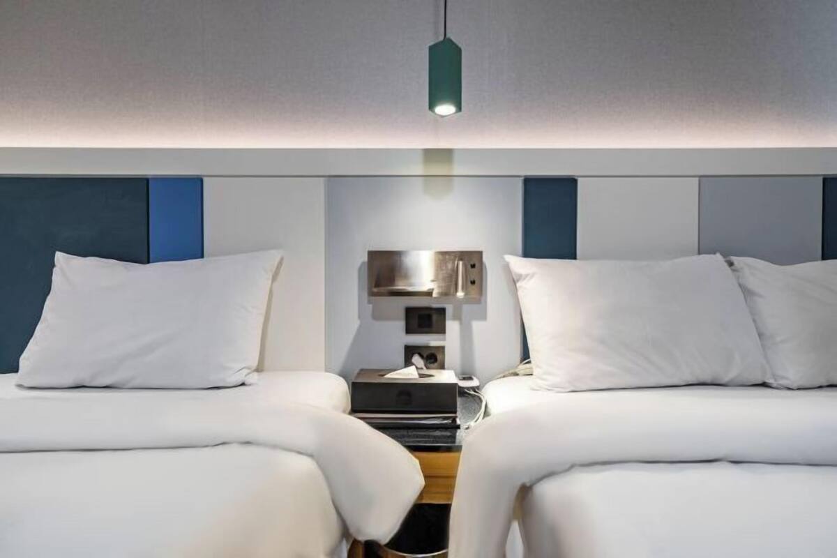 Premium bedding, soundproofing, free WiFi, bed sheets
